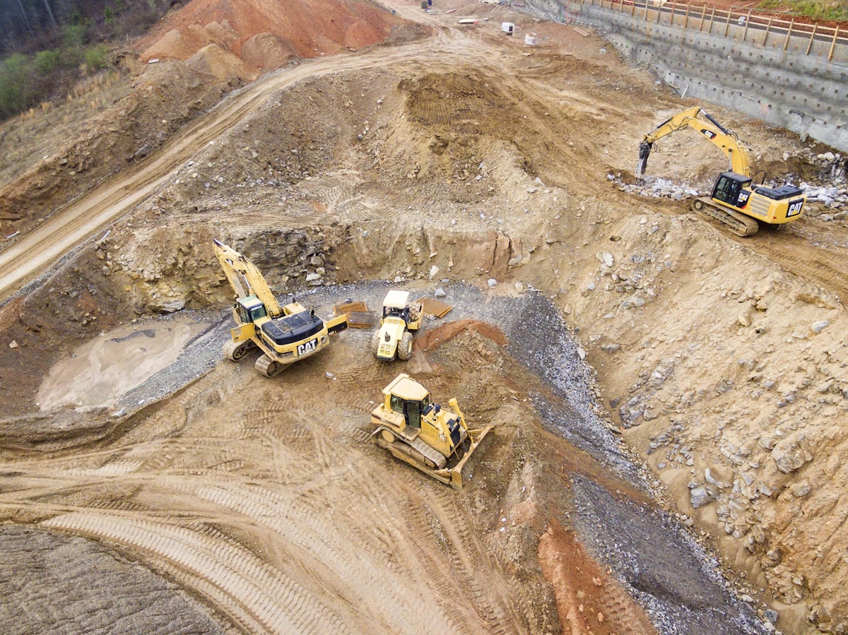 Mining operations and heavy equipment