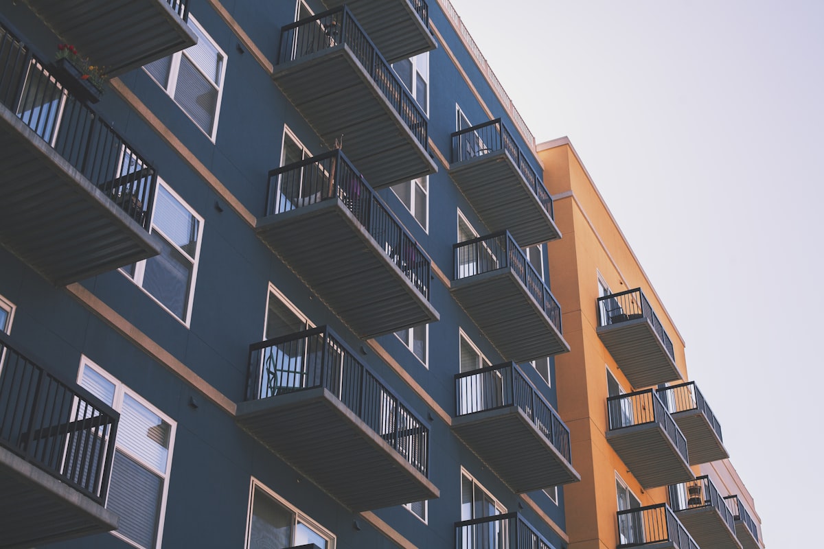 Modern real estate development skyline